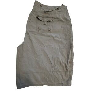 Venezia Mens Size 28 Olive Green Ripstop Cargo Shorts Y2K Gorpcore Tactical B&T